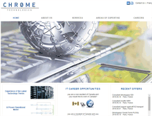 Tablet Screenshot of chrometechnologies.com